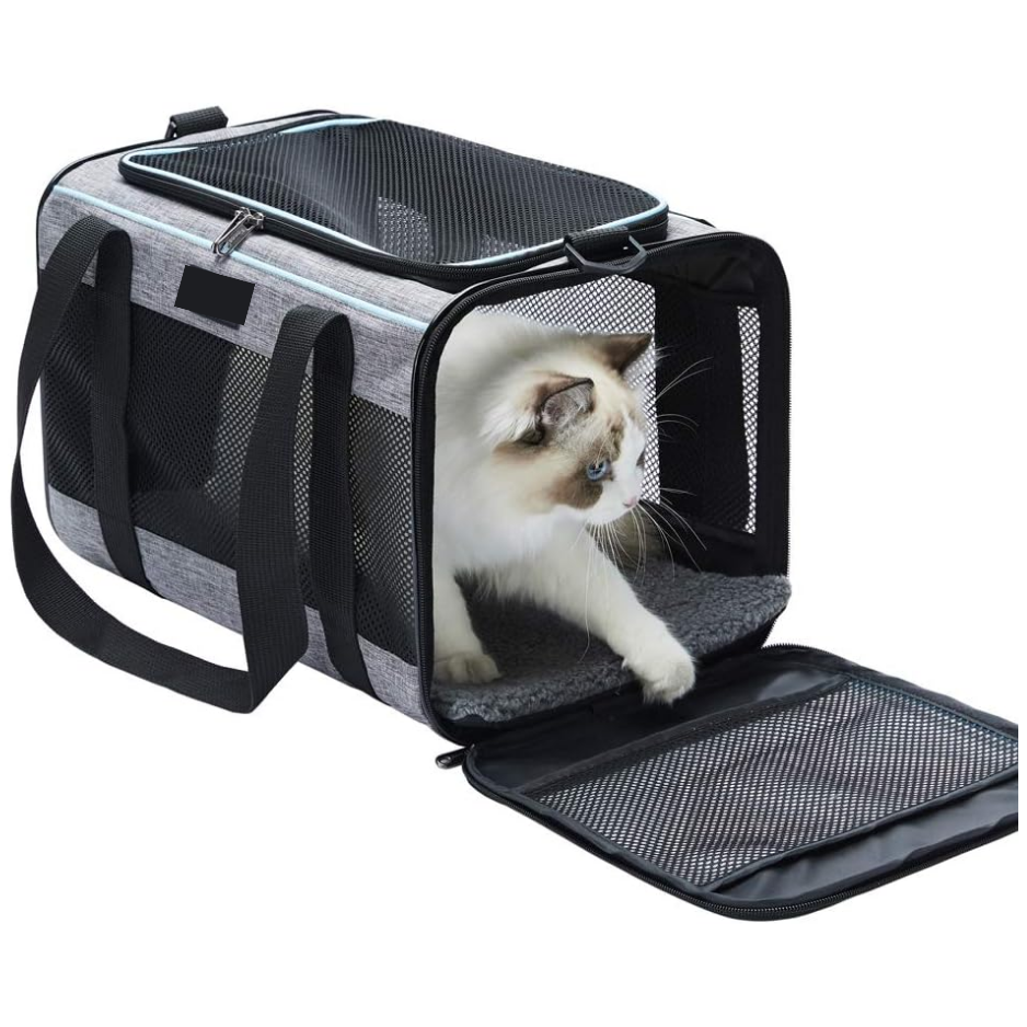 17.5x11x11 Pet Carrier For Cats Toy Of Fabric Pet Home image 4