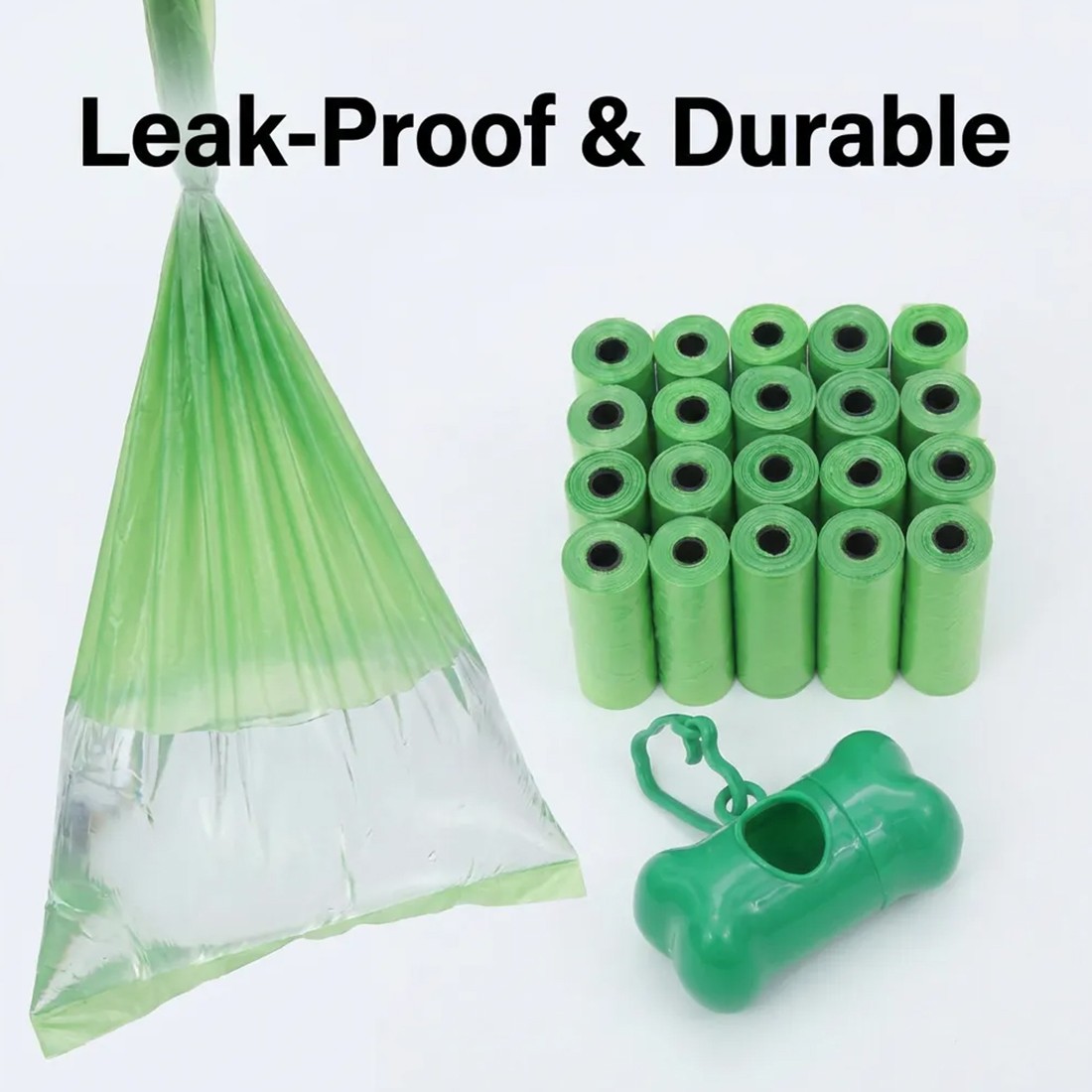 Biodegradable Dog Poop Bags with Dispenser image 2