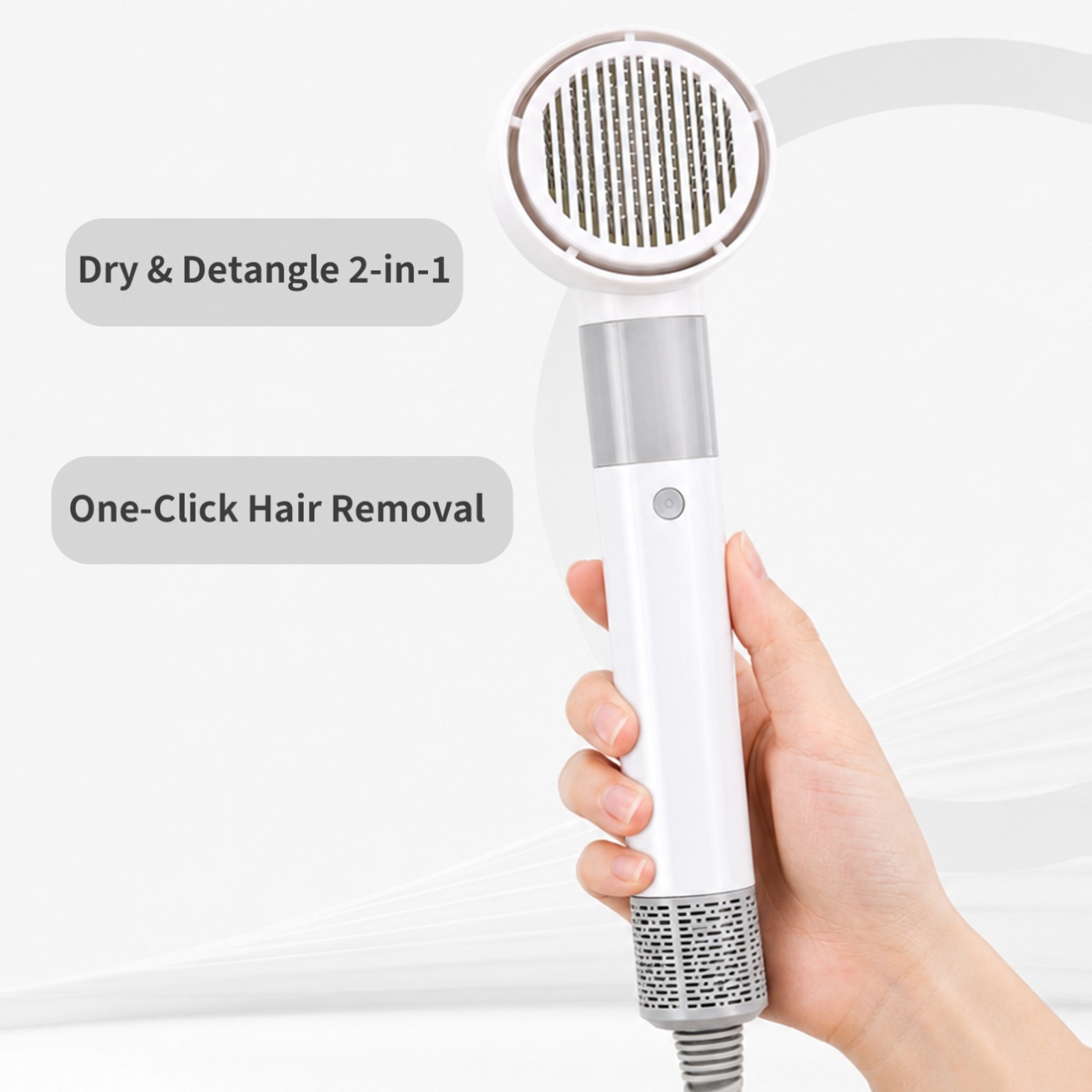 2-in-1 Pet Grooming Hair Dryer Brush image 4