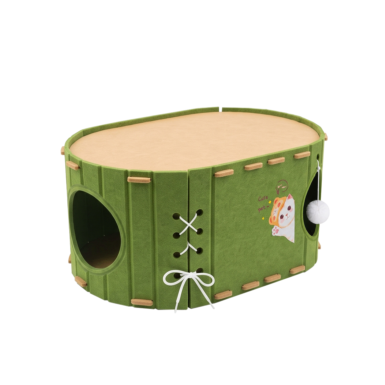 Green Single-layer Cat Toy image 10