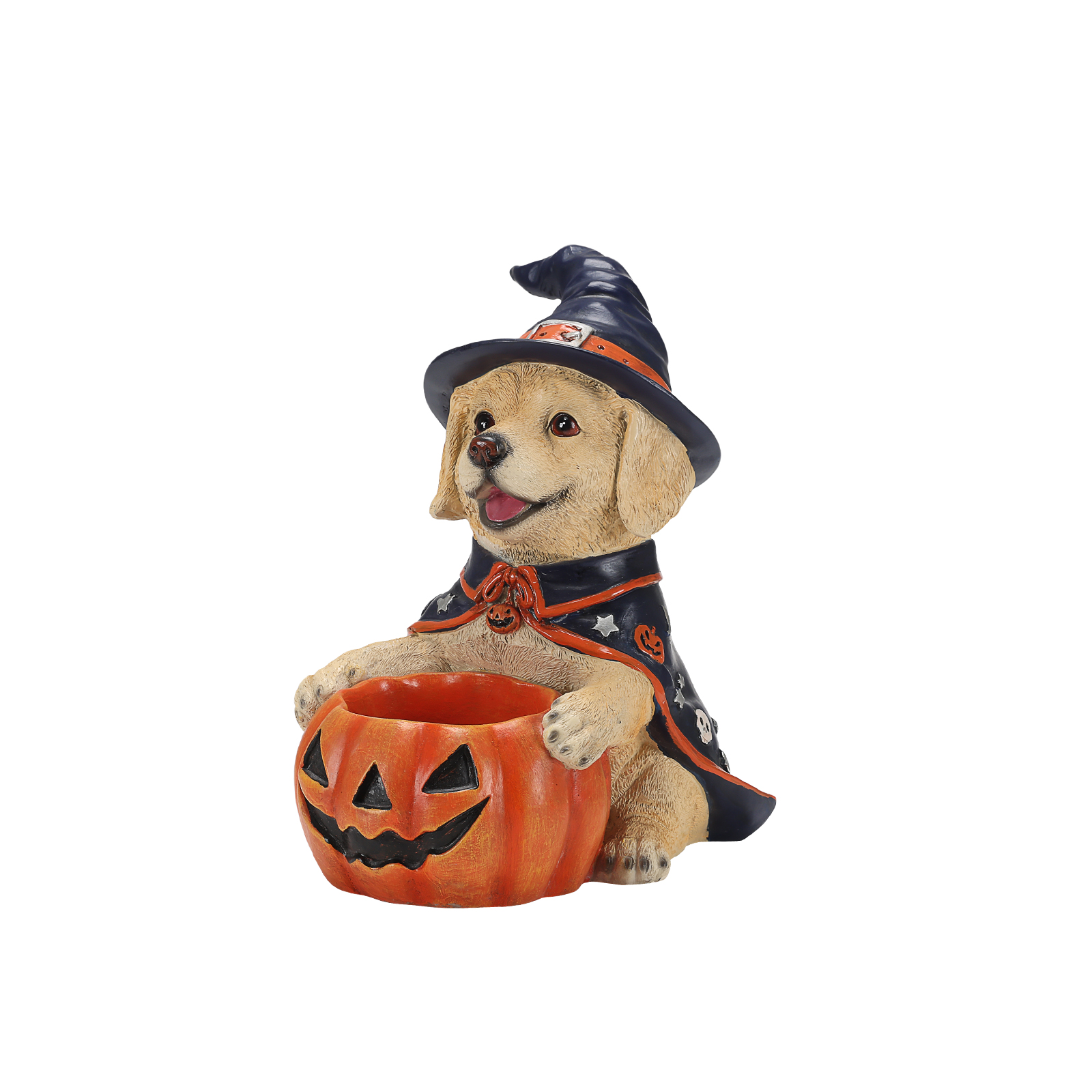 Halloween Labrador Witch Dog Figurine image 17