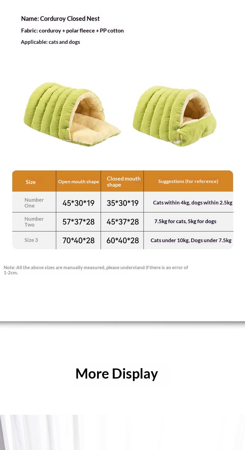 Sleeping Bag-style Cat Bed image 9