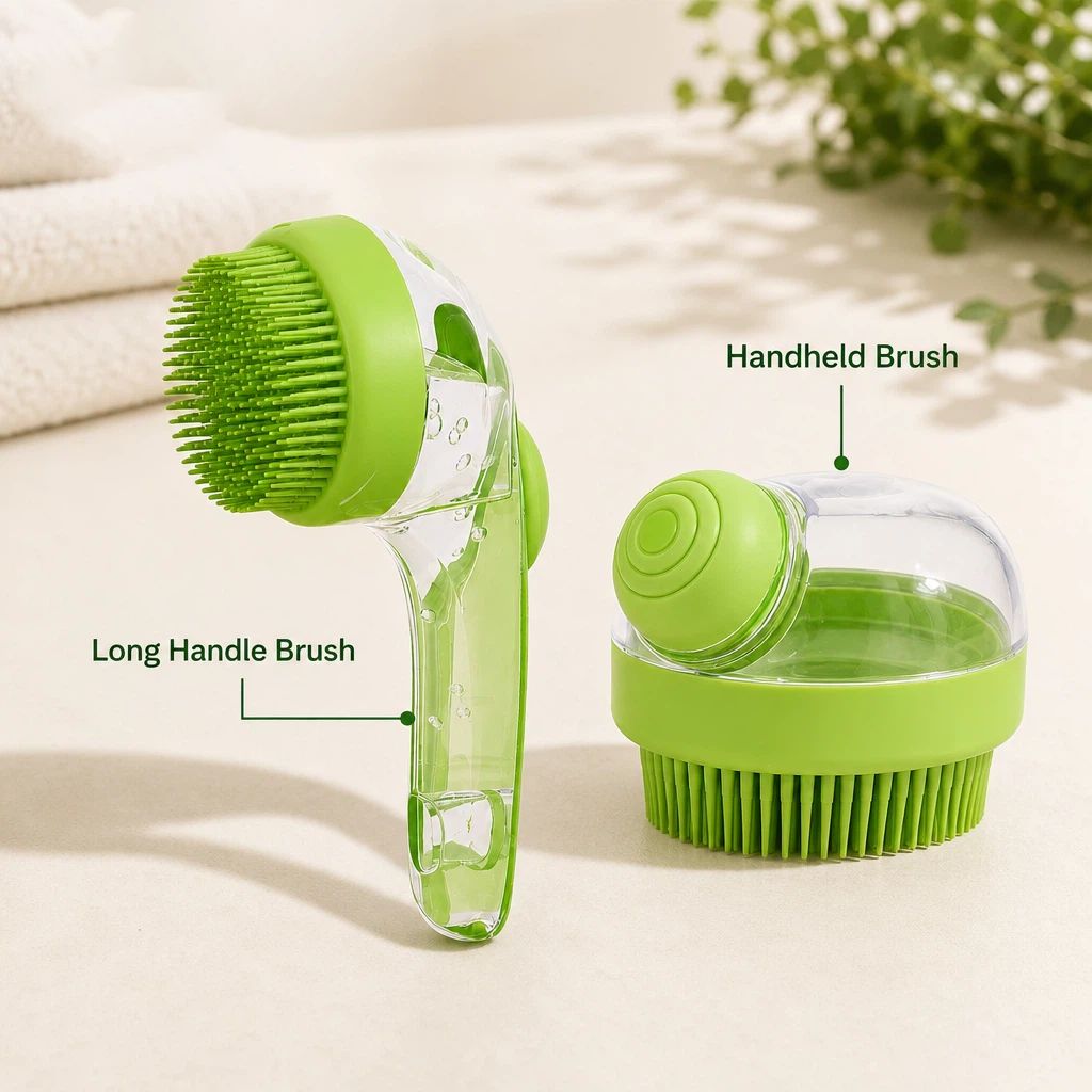 Silicone Pet Bath and Massage Shower Brush image 3