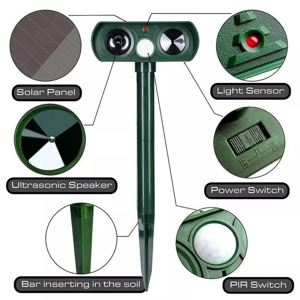 Solar Ultrasonic Animal Repellent image 3