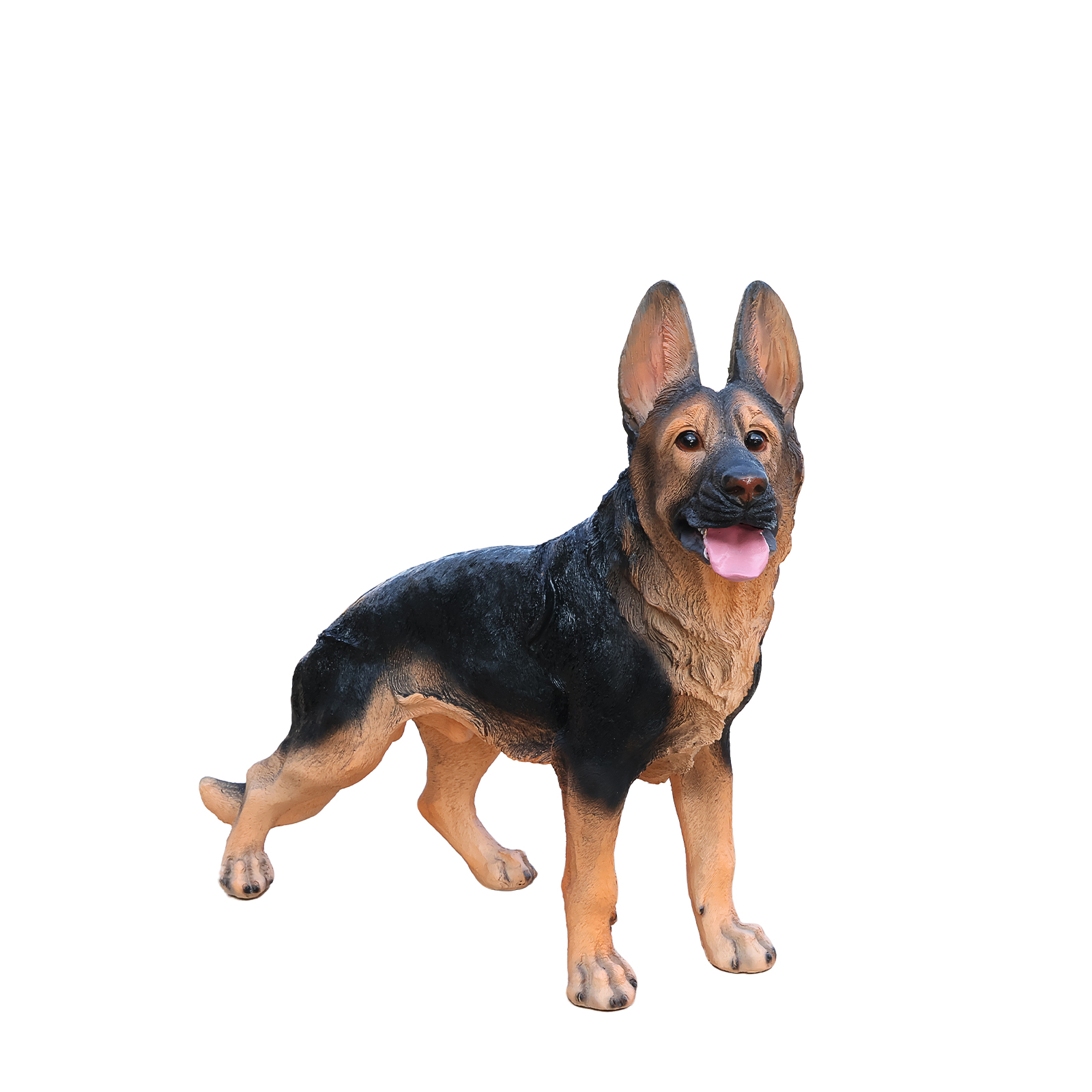 Outdoor German shepherd Dog Statue Greeter Garden Decor – Cute Puppy Sculpture for Yard Porch New Year Gift image 15