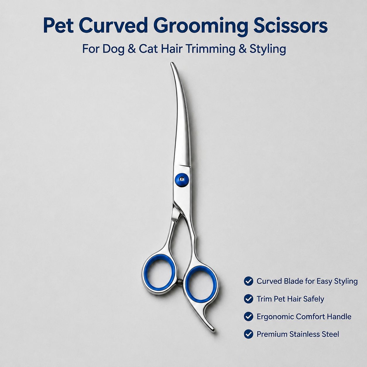 Professional Pet Grooming Scissors Kit image 2