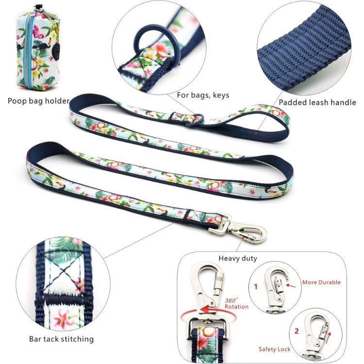 Reflective No-Pull Dog Harness and Leash Set