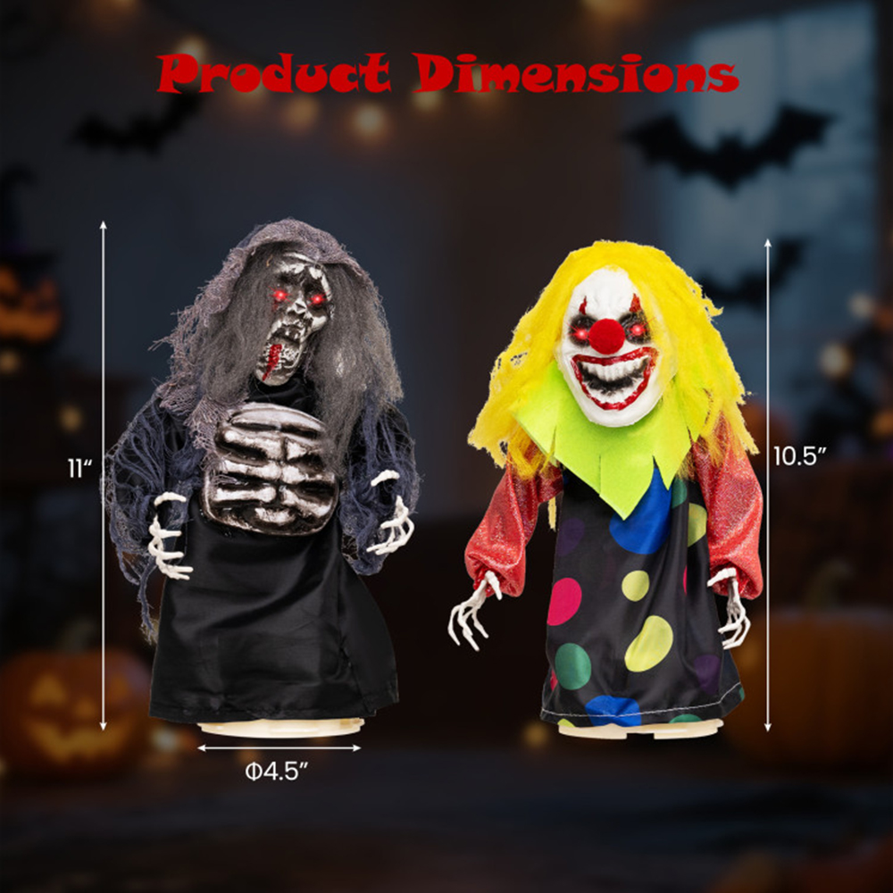 Halloween Clown and Reaper Tabletop Decor image 7