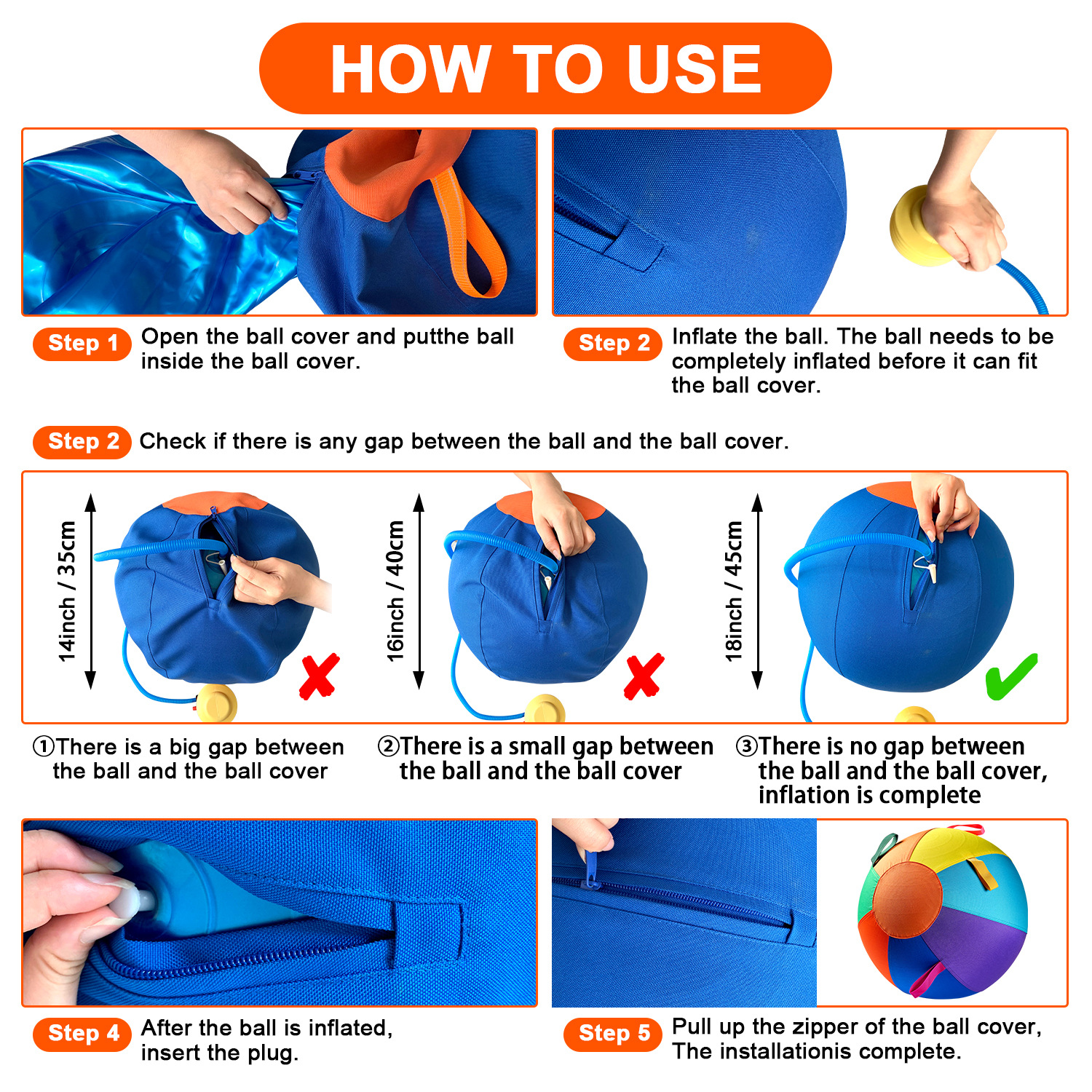 Colorful Inflatable Dog Training Toy image 13