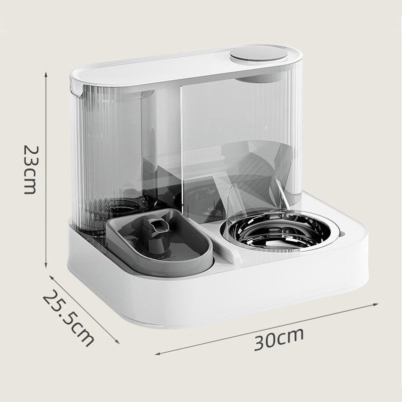 2 In 1 Automatic Cat Feeder Water Dispenser Dry Wet Pet Dog Puppy Food Dispenser image 4