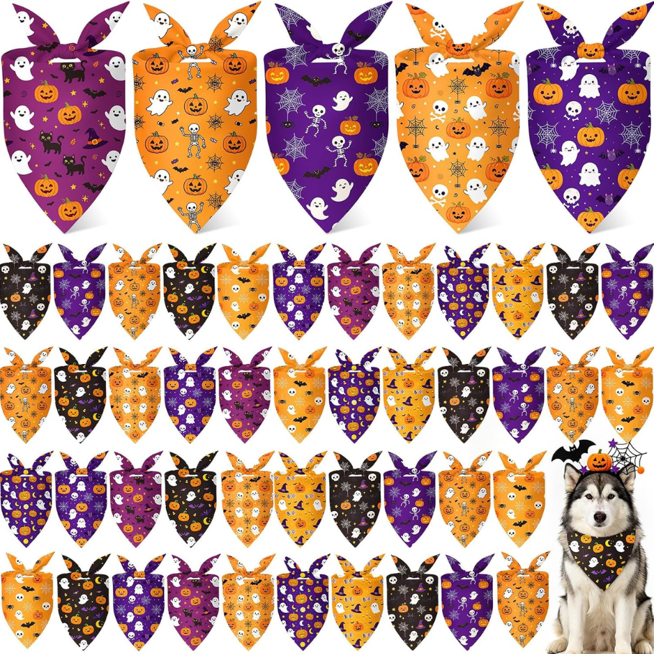 Halloween Dog Bandanas 50 Pack image 4