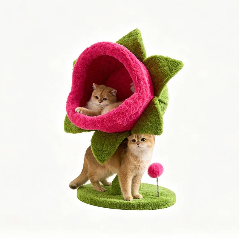 Big-Mouth Flower Carnivorous Plant Cat Climbing Frame image 4