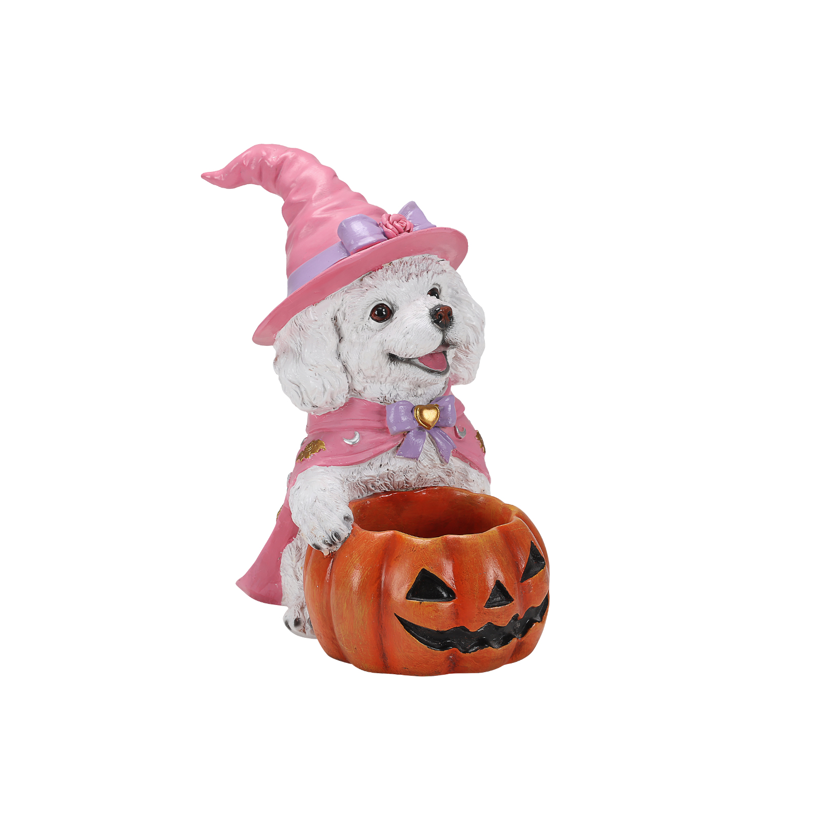 Halloween White Teddy Puppy Figurine image 13