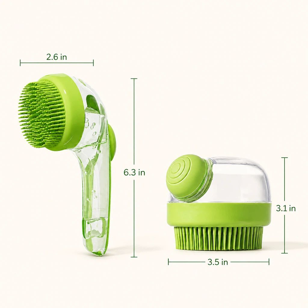 Silicone Pet Bath and Massage Shower Brush image 4