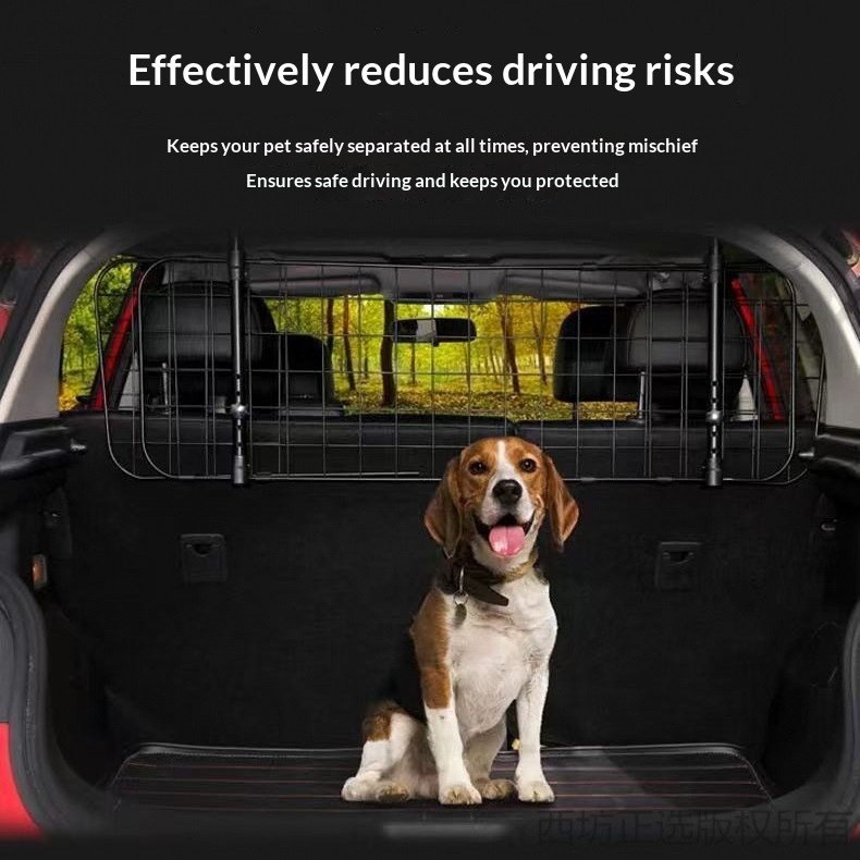 Car Pet Barrier Dog Cat Safety Fence Trunk Seat Universal image 5