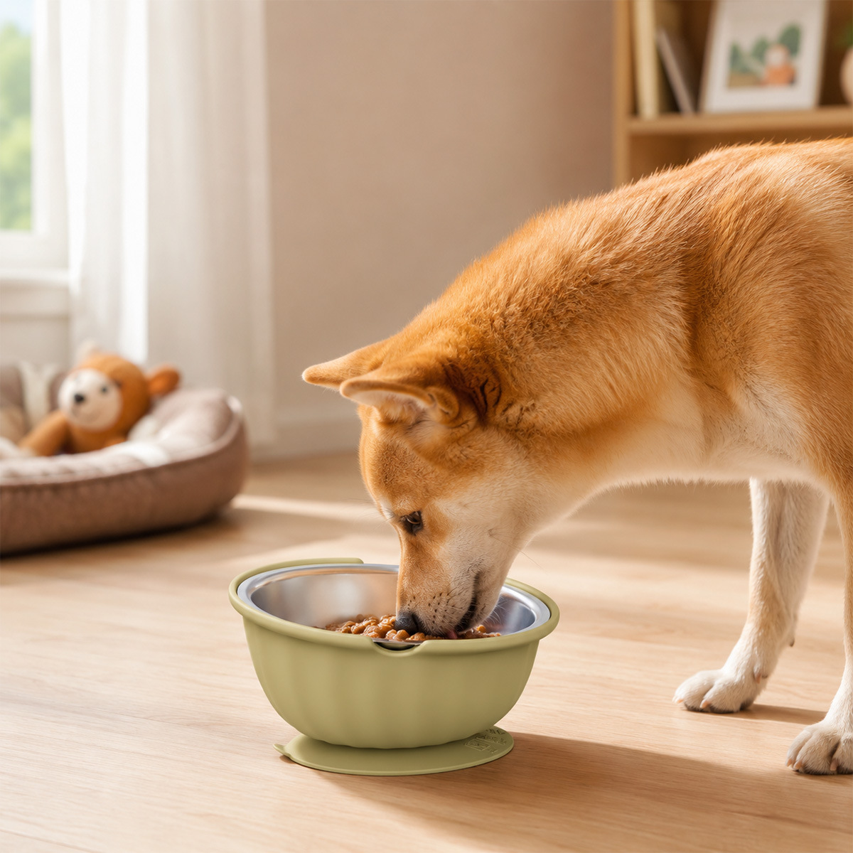 Stainless Steel Slow Feeder Dog Bowl image 15