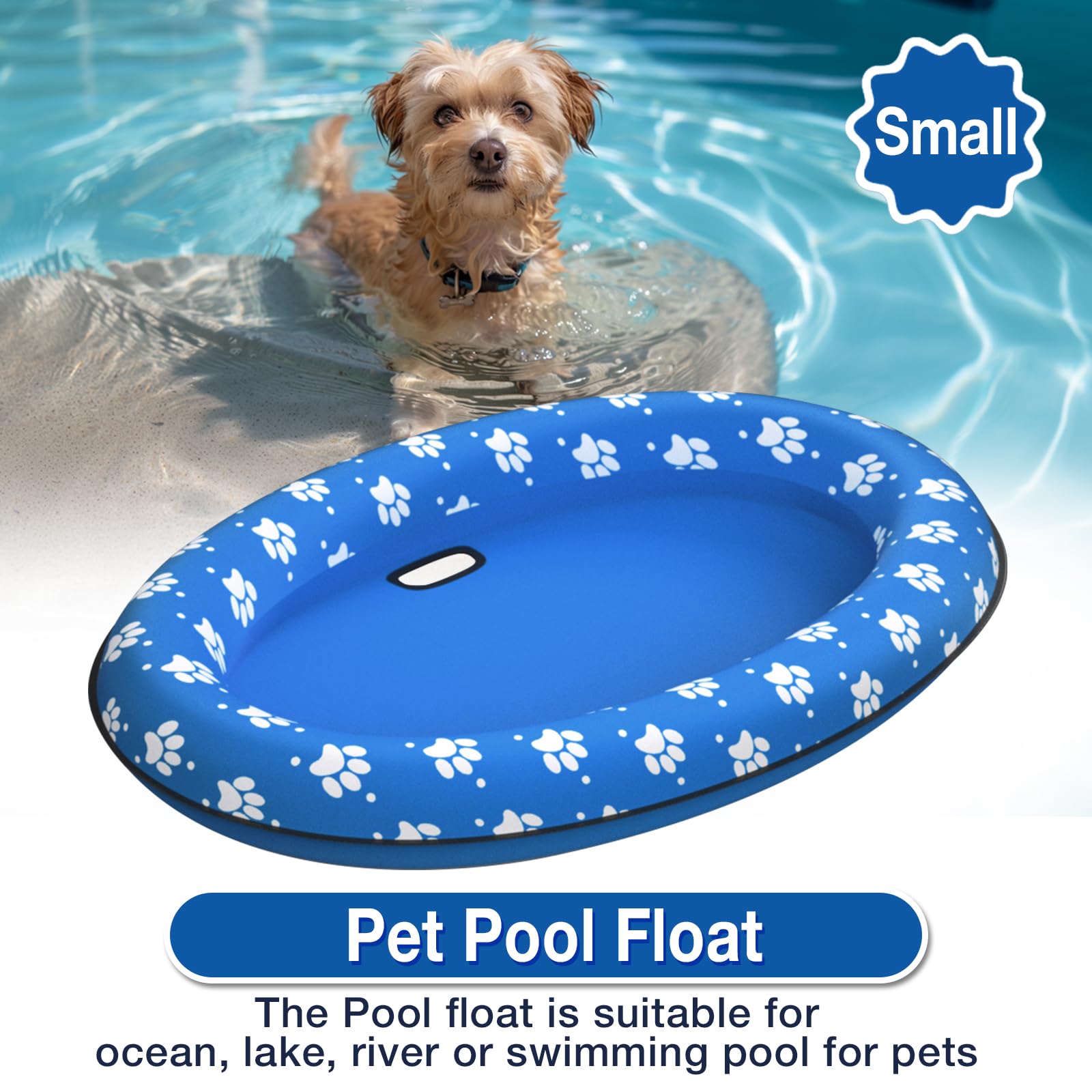 Pet Soft Dog Float Raft - Inflatable Dog Swimming Float For Summer image 8