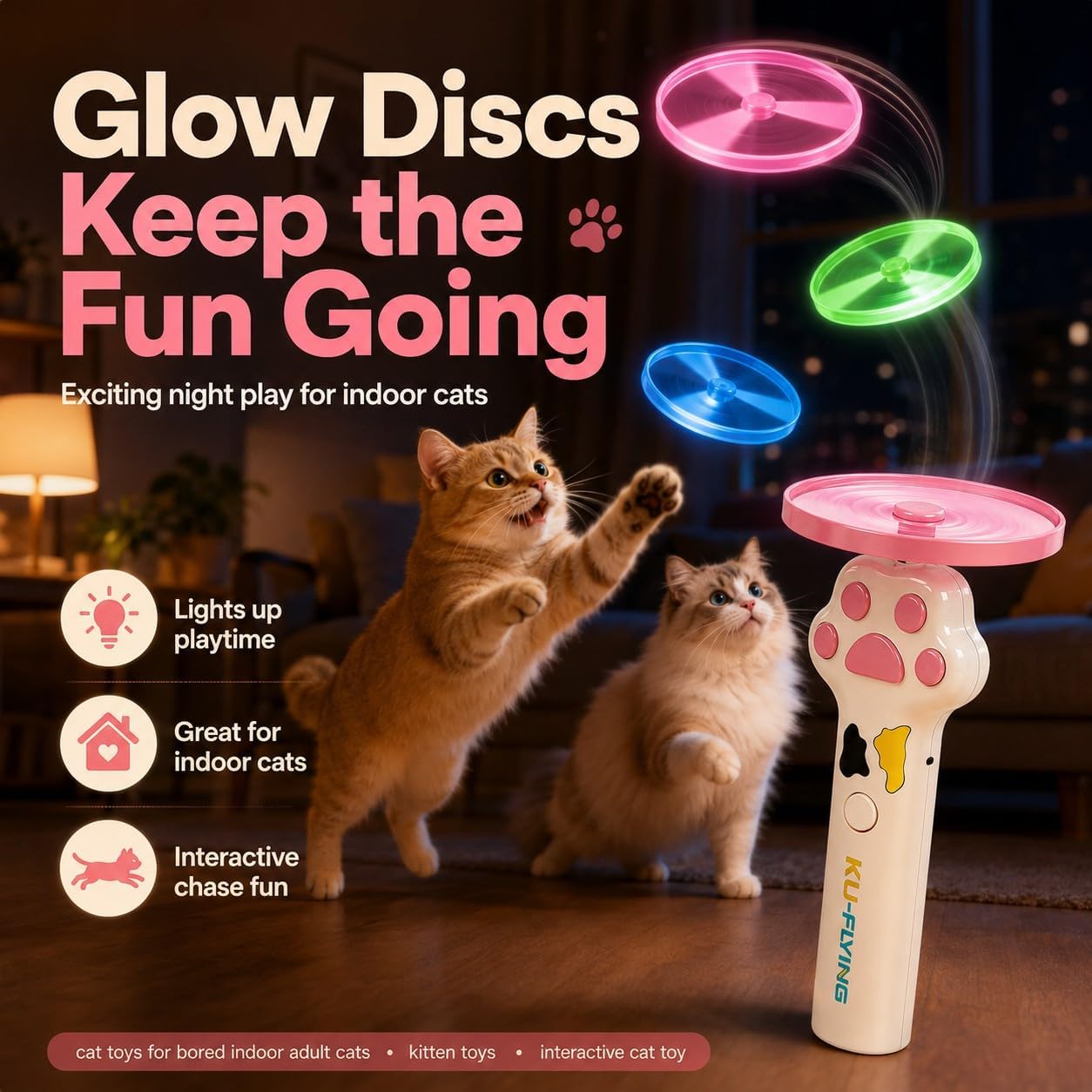 Automatic Interactive Cat Toy Launcher image 4