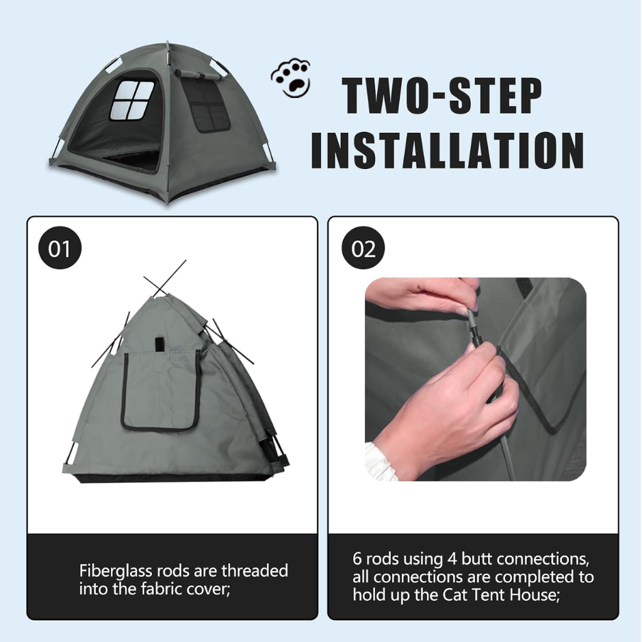 Open Pet Tent Calming Hideaway image 5