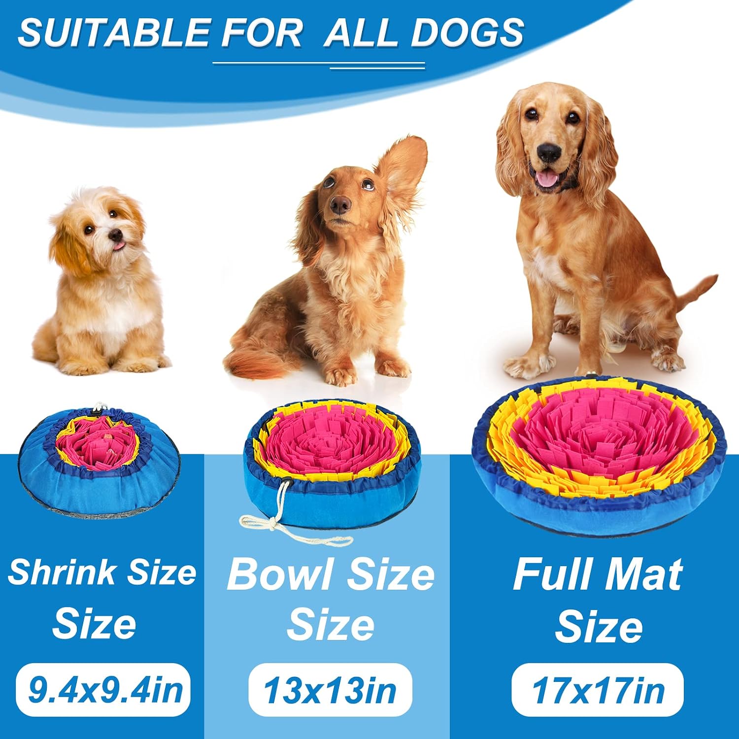 Adjustable Dog Snuffle Mat for Slow Eating image 2