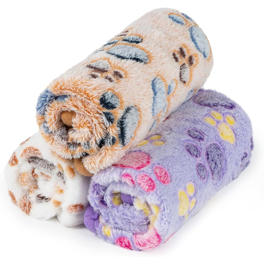 Soft Plush Paw Print Pet Blanket image 8