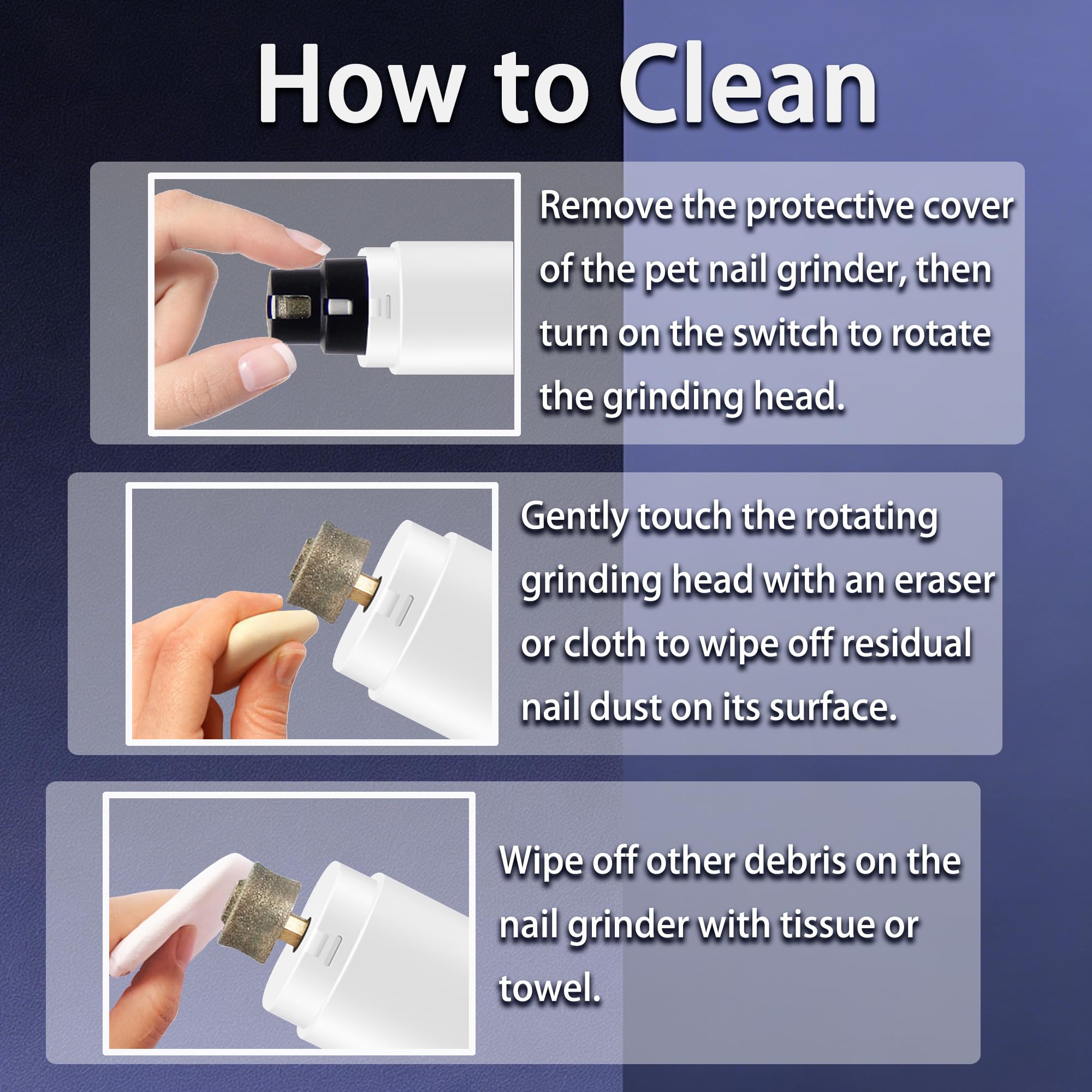 Professional LED Dog Nail Grinder image 2