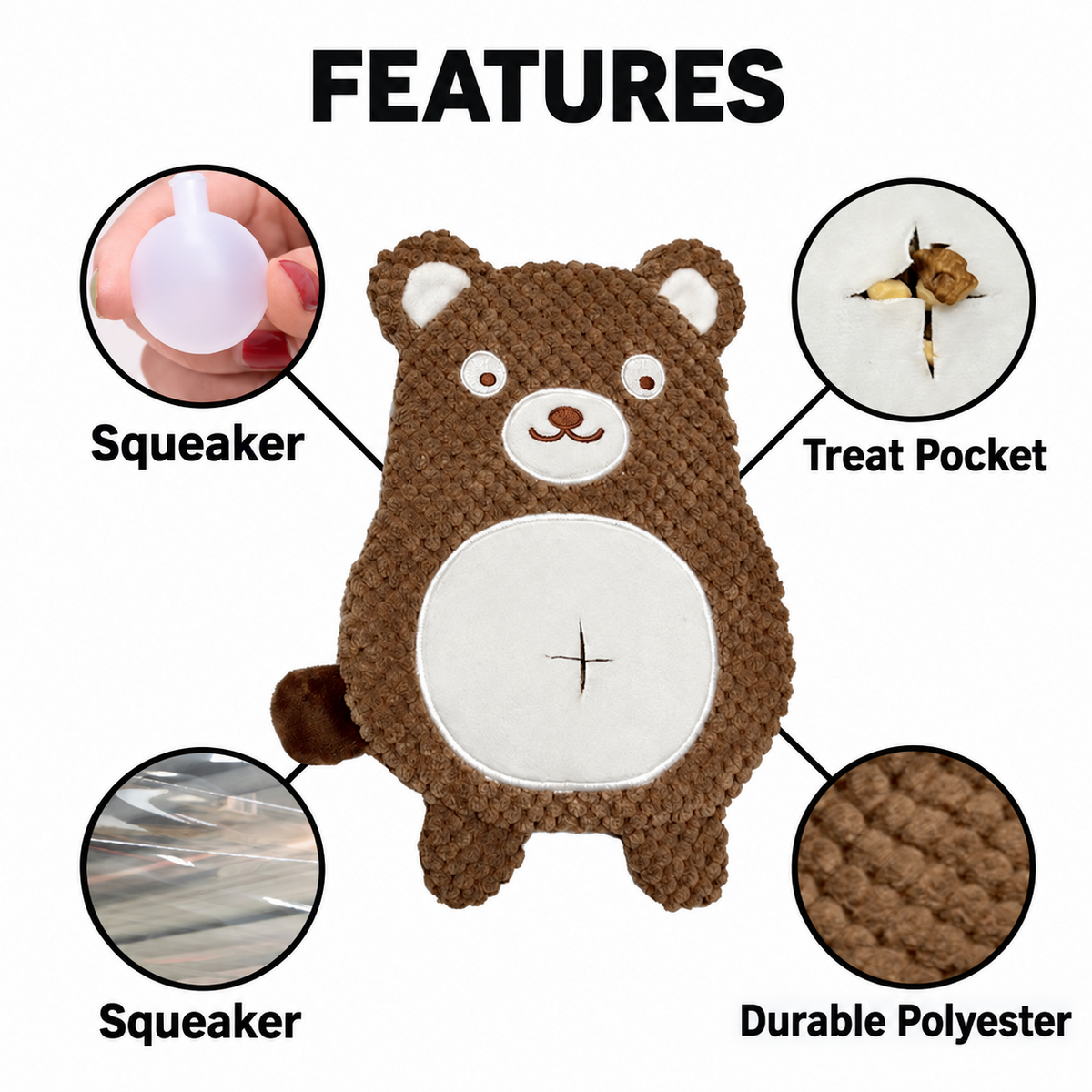 No Stuffing Crinkle Dog Toy 2-Pack image 6