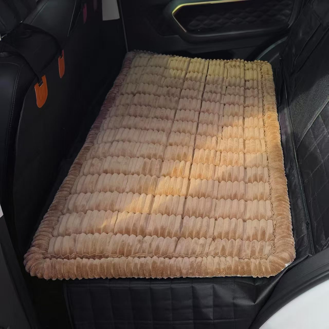 Dog Bed For Car Back Seat Non-Slip, Backseat Dog Bed Mat For Backseat Extenders, Pet Car Blanket Seat Cover For SUVs Trucks Sedans, Soft Machine Washable Travel Dog Bed image 3