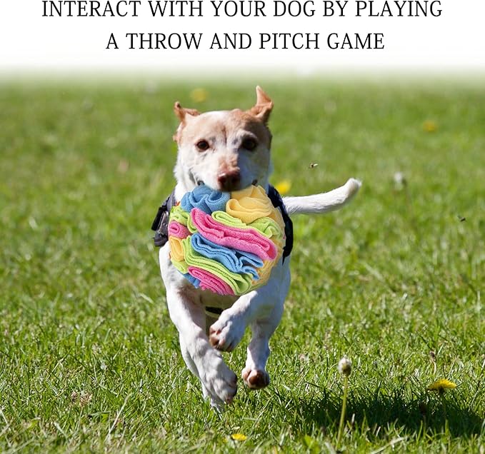 Plush Snuffle Ball Dog Puzzle Toy image 3