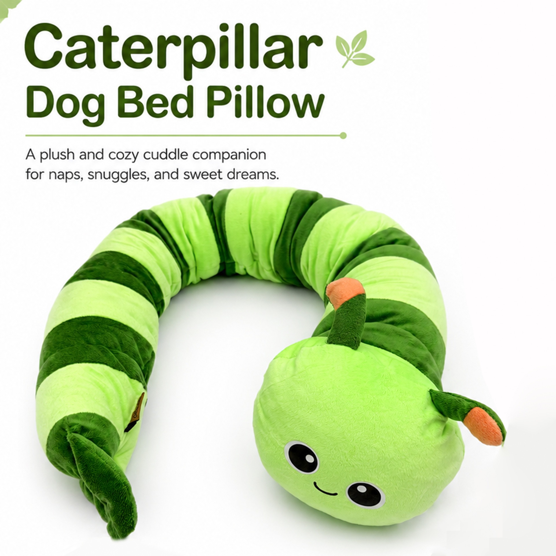 Caterpillar Dog Bed Pillow image 2