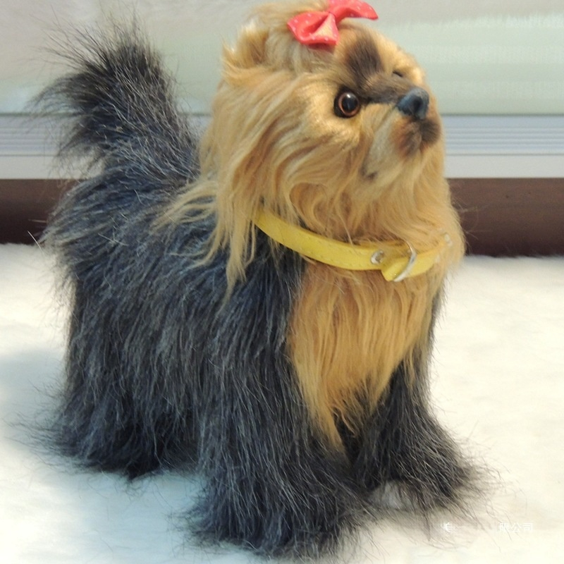 Household Desktop Decorative Ornament Lifelike Plush Pet Toy image 3