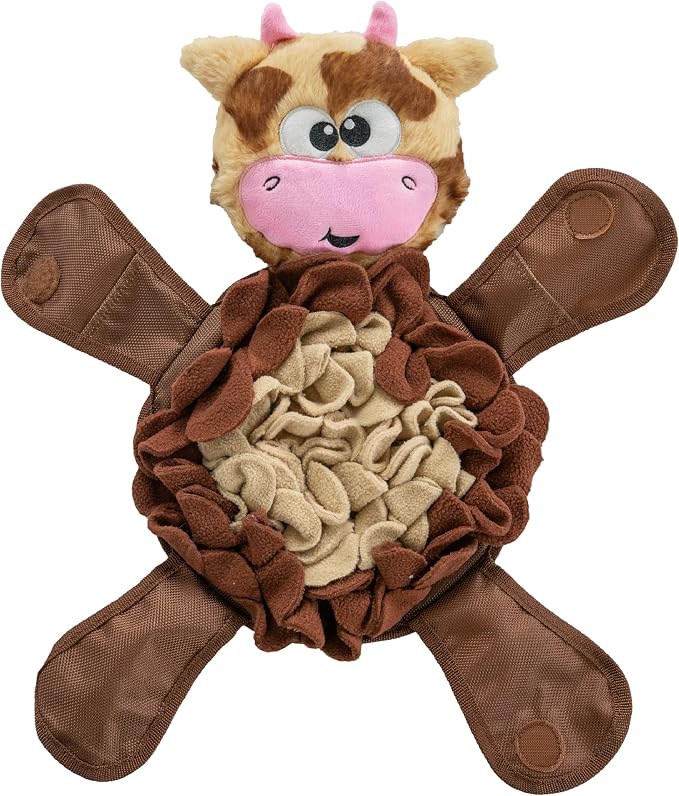 Cow Snuffle Pal Squeaky Dog Toy image 2