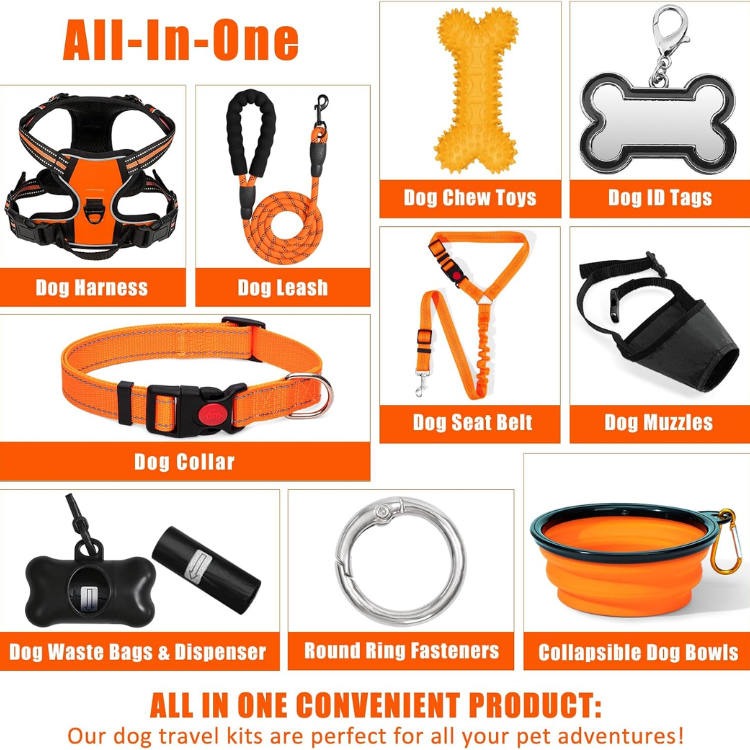 Dog Harness Collar And Leash Set image 4
