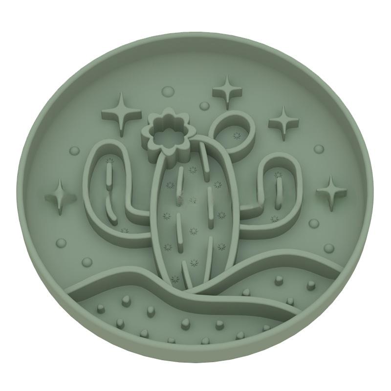 Pet Bowl, New Cactus-shaped Slow-feeding Bowl With Suction Cup image 6