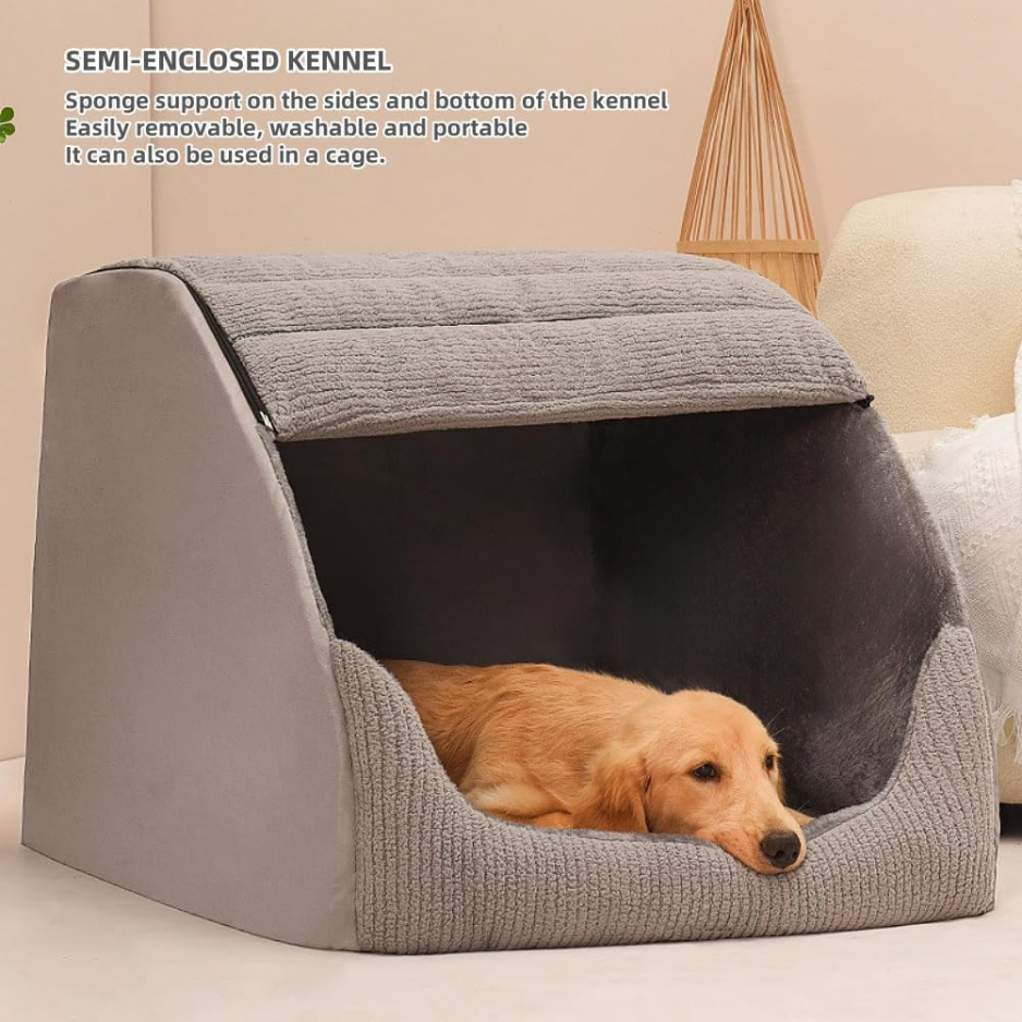 PlusPet Memory Foam Dog Cave Bed image 2