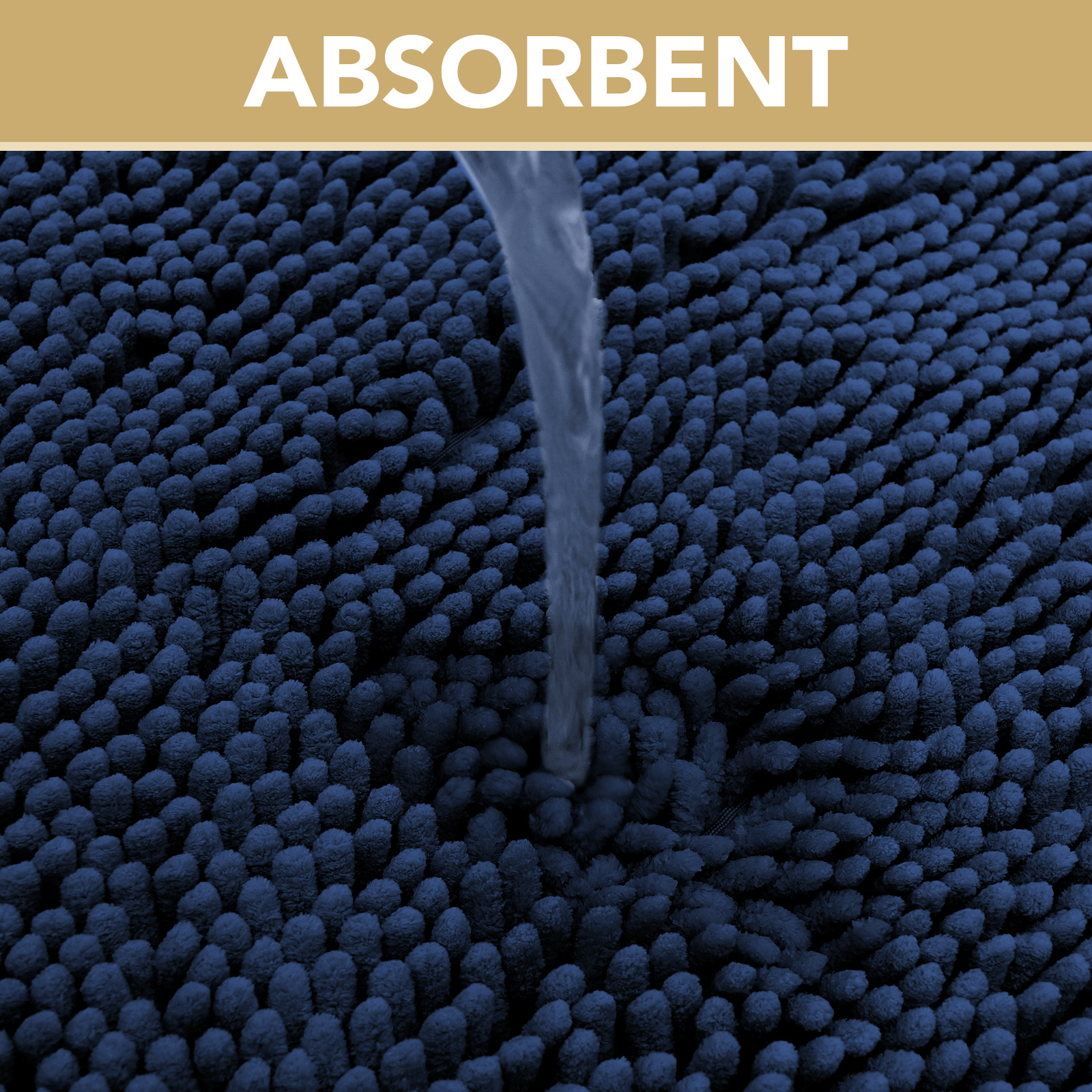 Absorbent Chenille Non-Slip Pet Mat image 10