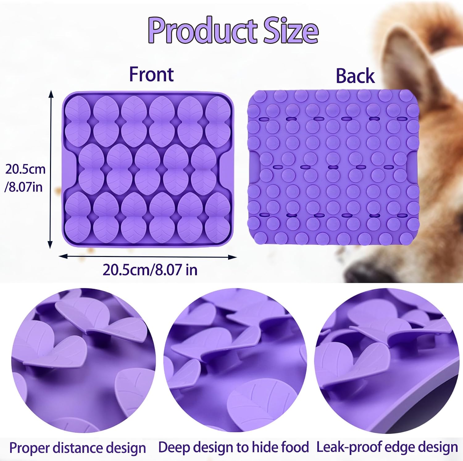 Silicone Snuffle Lick Mat for Dogs and Cats image 6