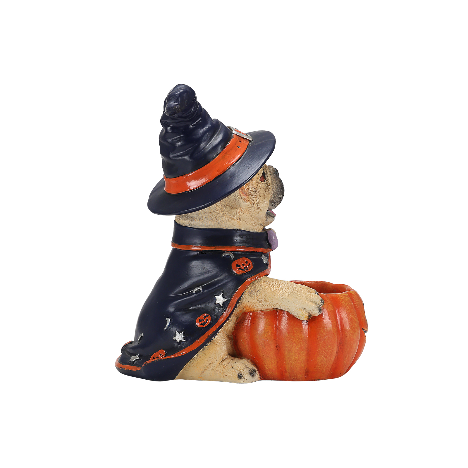 Halloween French Witch Puppy Pumpkin Bowl image 21