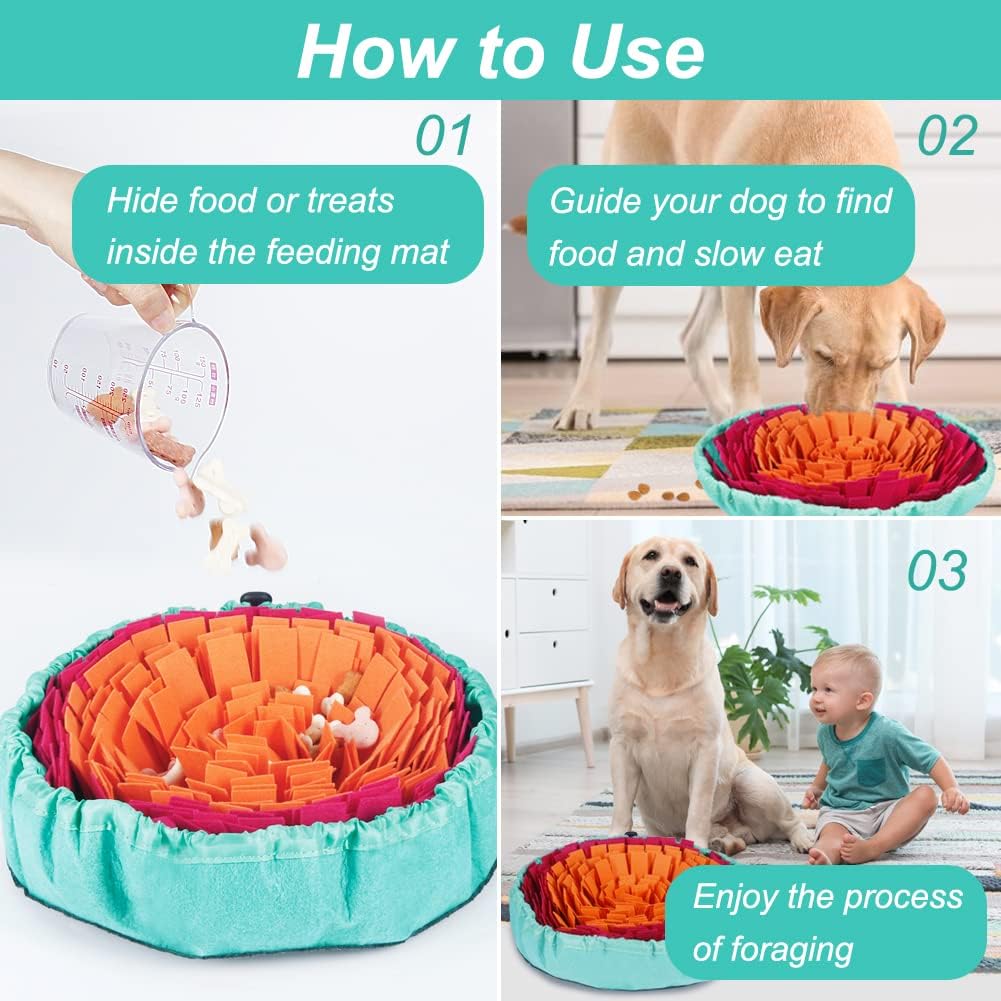 Interactive Dog Snuffle Mat for Slow Eating image 3