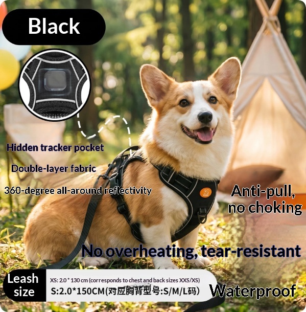 Harness-style Reflective Dog Leash With Anti-pull Feature image 6