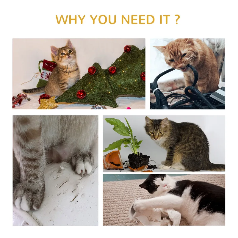 Cat Activity Center with Scratching Board image 6
