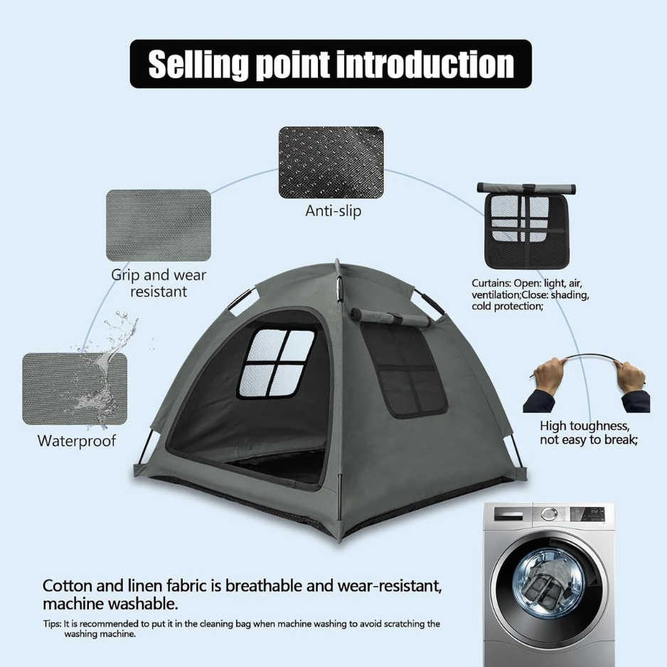 Open Pet Tent Calming Hideaway image 3
