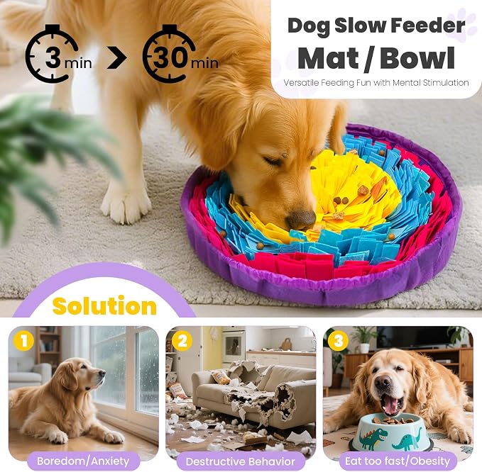 Interactive Snuffle Mat Slow Feeder image 5