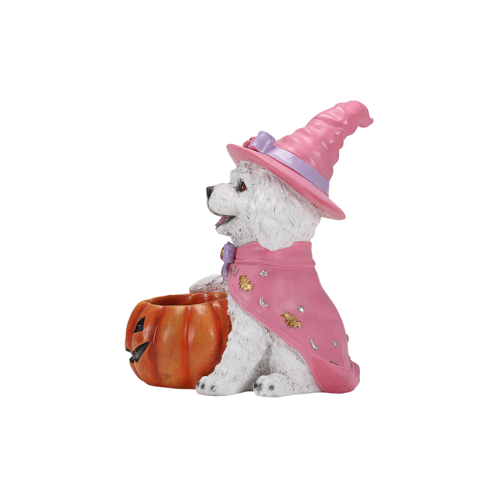 Halloween White Teddy Puppy Figurine image 14