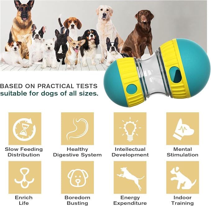 Adjustable Treat Dispensing Dog Puzzle Ball image 6