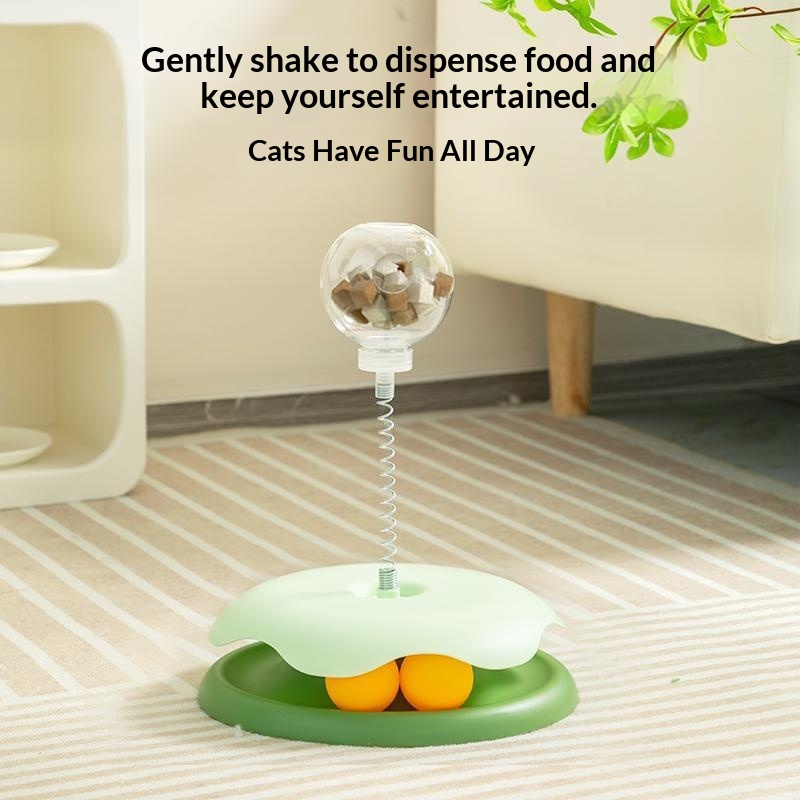 Treat Dispensing Cat Wand Toy