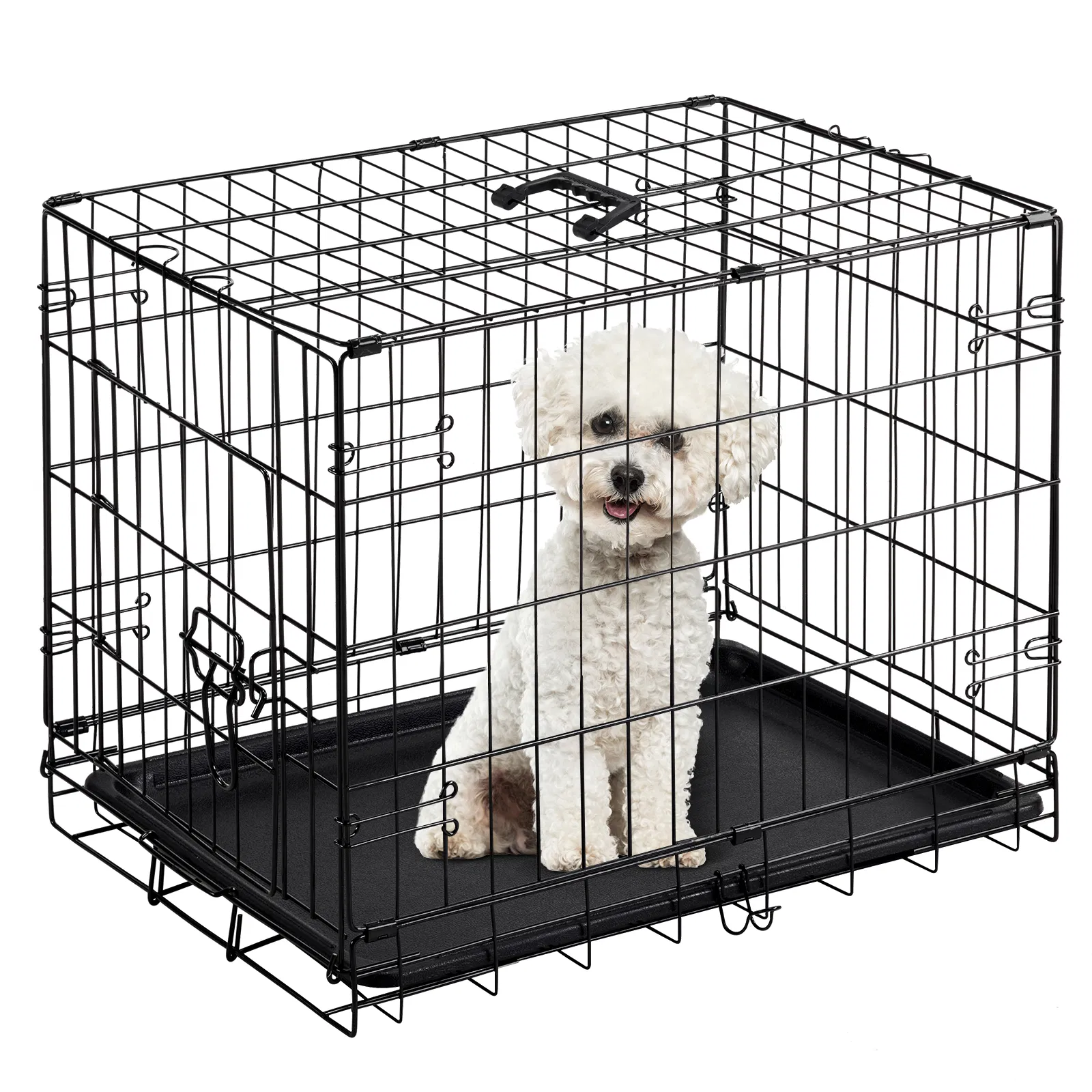 Single Door Metal Dog Cage image 3