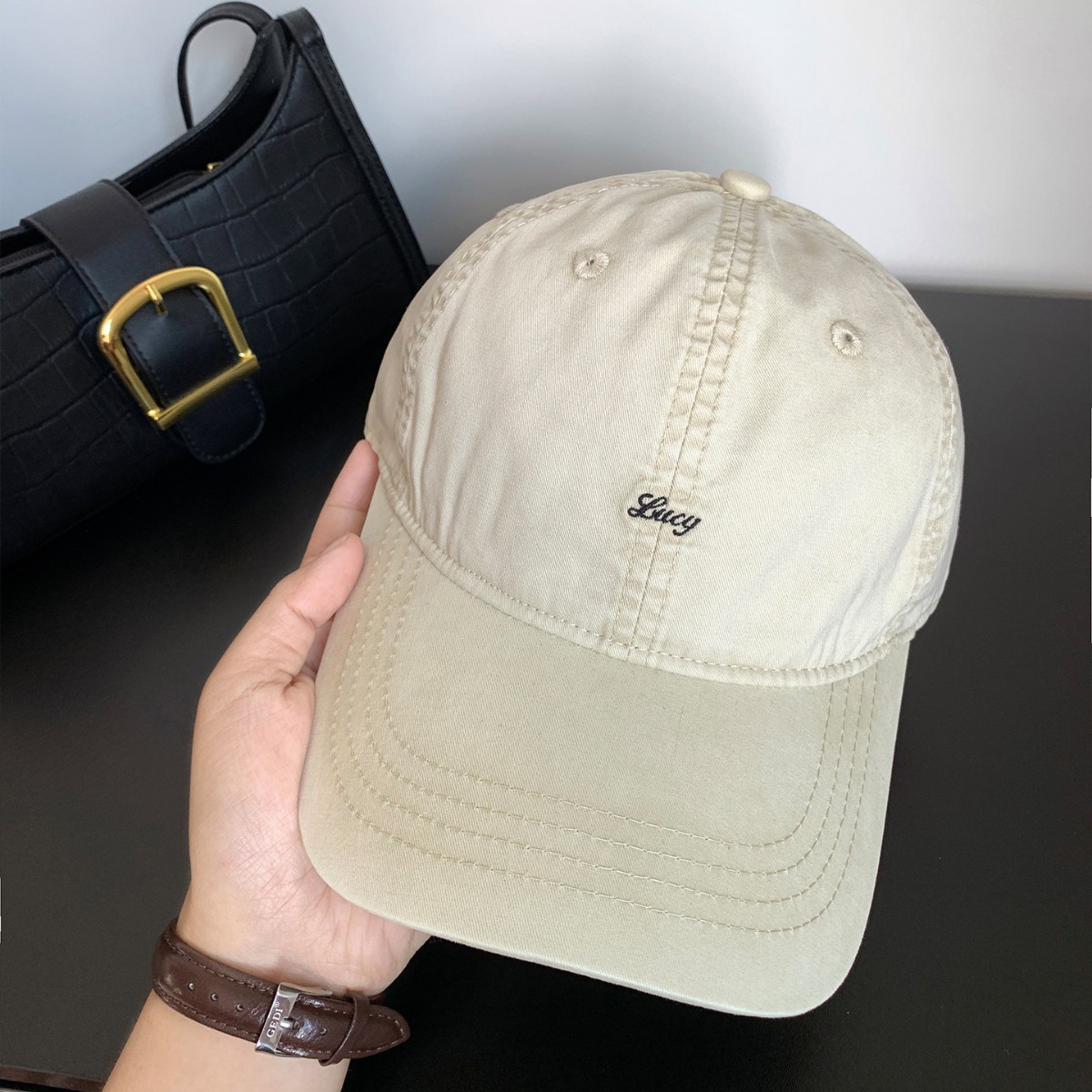 Water-washed Distressed Baseball Cap For Women image 5