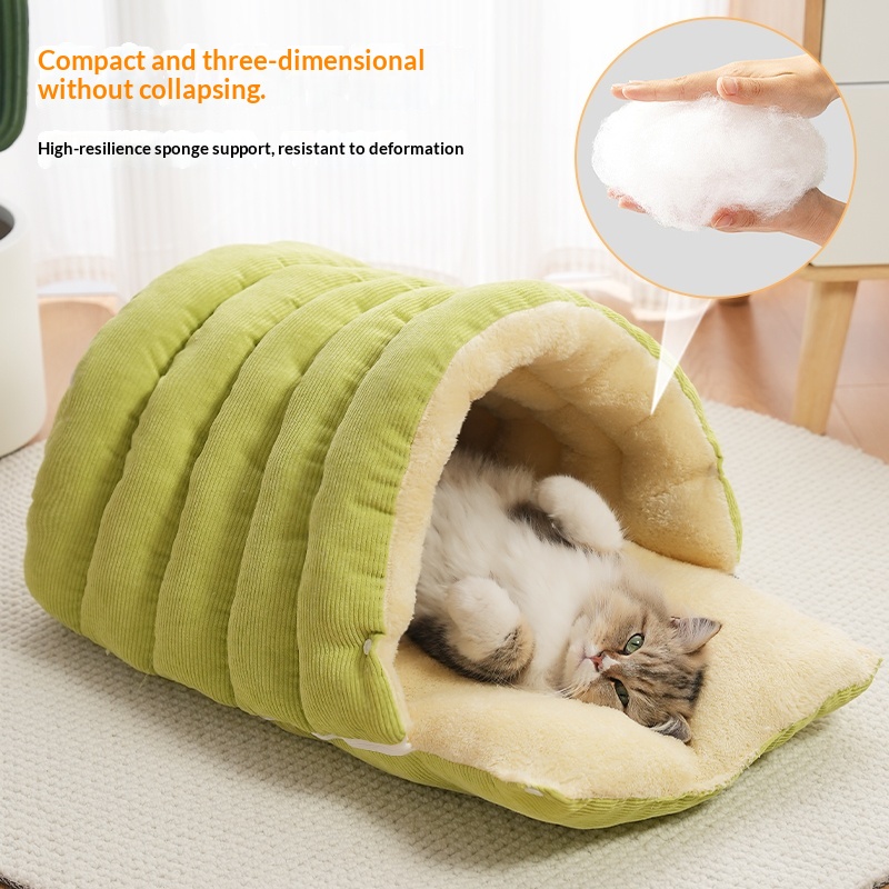 Sleeping Bag-style Cat Bed image 2