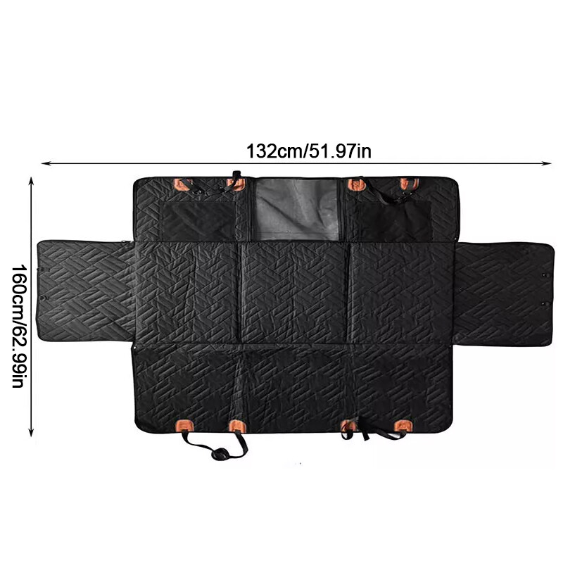 Hard Bottom Back Seat Dog Cover image 7